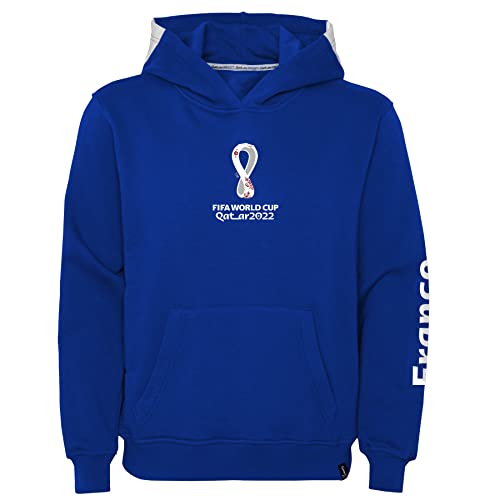 FIFA Mädchen Offizieller World Cup 2022 Hoodie Kapuzen-Sweatshirt, Navy, 128 FIFA Mädchen Offizieller World Cup 2022 Hoodie Kapuzen-Sweatshirt, Navy, 128 von FIFA