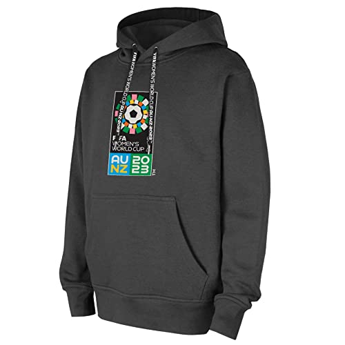 FIFA Offizielle Frauenfußball-Weltmeisterschaft 2023 Hoodie für Erwachsene, Anthrazit, Klein von FIFA