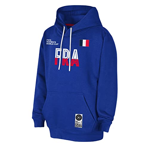 FIFA Offizielle Frauenfußball-Weltmeisterschaft 2023 Hoodie für Erwachsene, Frankreich, Blau, Groß FIFA Offizielle Frauenfußball-Weltmeisterschaft 2023 Hoodie für Erwachsene, Frankreich, Blau, Groß von FIFA