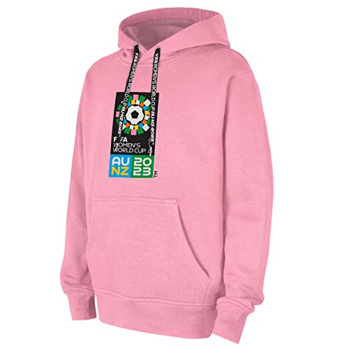 FIFA Offizielle Frauenfußball-Weltmeisterschaft 2023 Hoodie für Erwachsene, Pink, Klein von FIFA