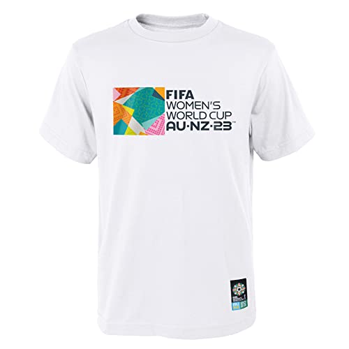 Offizielles T-Shirt der Frauenfussball-Weltmeisterschaft 2023 für Erwachsene, weiß, Gross von FIFA