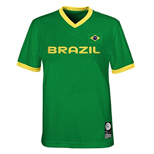 FIFA Offizielles Trikot der Frauenfussball-Weltmeisterschaft 2023, Brasilien, Grün, 5-6 Jahre von FIFA