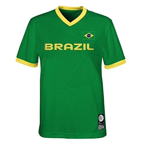 FIFA Offizielles Trikot der Frauenfussball-Weltmeisterschaft 2023, Brasilien, Grün, 7 Jahre FIFA Offizielles Trikot der Frauenfussball-Weltmeisterschaft 2023, Brasilien, Grün, 7 Jahre von FIFA