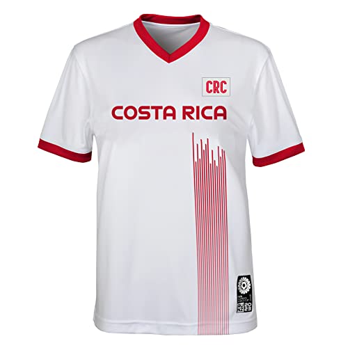 FIFA Offizielles Trikot der Frauenfussball-Weltmeisterschaft 2023, Costa Rica, Weiß, 5-6 Jahre von FIFA