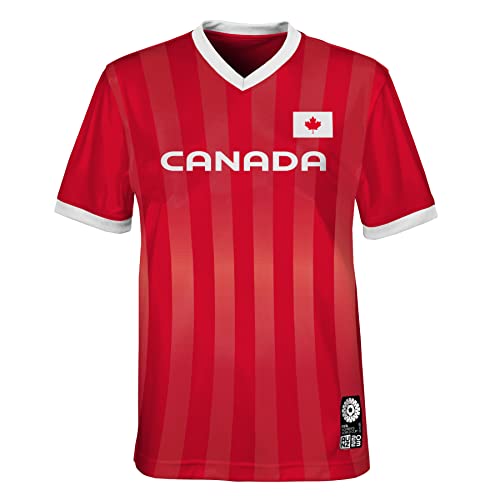 FIFA Offizielles Trikot der Frauenfussball-Weltmeisterschaft 2023, Kanada, Rot, 7 Jahre FIFA Offizielles Trikot der Frauenfussball-Weltmeisterschaft 2023, Kanada, Rot, 7 Jahre von FIFA