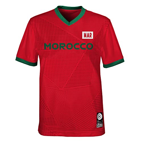 FIFA Offizielles Trikot der Frauenfussball-Weltmeisterschaft 2023, Marokko, Rot, 5-6 Jahre FIFA Offizielles Trikot der Frauenfussball-Weltmeisterschaft 2023, Marokko, Rot, 5-6 Jahre von FIFA