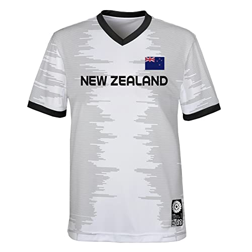 FIFA Offizielles Trikot der Frauenfussball-Weltmeisterschaft 2023, Neuseeland, Weiß, 7 Jahre FIFA Offizielles Trikot der Frauenfussball-Weltmeisterschaft 2023, Neuseeland, Weiß, 7 Jahre von FIFA