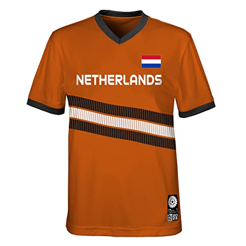 FIFA Offizielles Trikot der Frauenfussball-Weltmeisterschaft 2023, Niederlande, Orange, 5-6 Jahre FIFA Offizielles Trikot der Frauenfussball-Weltmeisterschaft 2023, Niederlande, Orange, 5-6 Jahre von FIFA