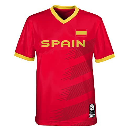 FIFA Offizielles Trikot der Frauenfussball-Weltmeisterschaft 2023, Spanien, Rot, 7 Jahre FIFA Offizielles Trikot der Frauenfussball-Weltmeisterschaft 2023, Spanien, Rot, 7 Jahre von FIFA