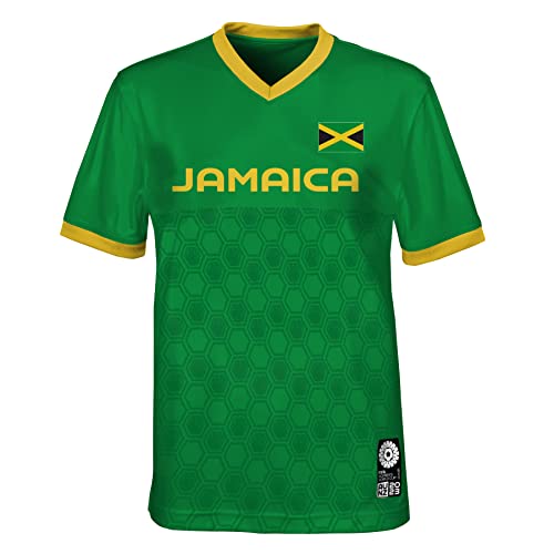 FIFA Offizielles Trikot der Frauenfussball-Weltmeisterschaft 2023 für Erwachsene, Jamaika, Grün, X-Large FIFA Offizielles Trikot der Frauenfussball-Weltmeisterschaft 2023 für Erwachsene, Jamaika, Grün, X-Large von FIFA