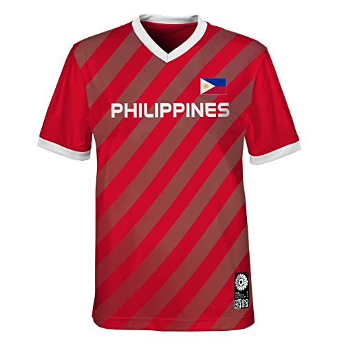 FIFA Offizielles Trikot der Frauenfussball-Weltmeisterschaft 2023 für Erwachsene, Philippinen, Rot, Groß FIFA Offizielles Trikot der Frauenfussball-Weltmeisterschaft 2023 für Erwachsene, Philippinen, Rot, Groß von FIFA