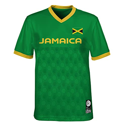 FIFA Offizielles Trikot der Frauenfussball-Weltmeisterschaft 2023 für Erwachsene, Jamaika, Grün, Groß von FIFA