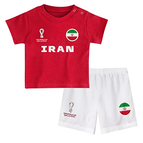 FIFA Unisex Kinder Official World Cup 2022 Tee & Short Set, Toddlers, Iran, Team Colours, Age 3, White, Medium FIFA Unisex Kinder Official World Cup 2022 Tee & Short Set, Toddlers, Iran, Team Colours, Age 3, White, Medium von FIFA