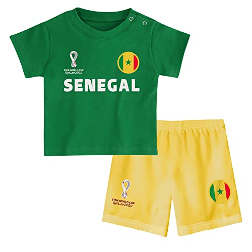 FIFA Unisex Kinder Official World Cup 2022 Tee & Short Set, Toddlers, Senegal, Team Colours, Age 2, Green, Small FIFA Unisex Kinder Official World Cup 2022 Tee & Short Set, Toddlers, Senegal, Team Colours, Age 2, Green, Small von FIFA
