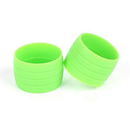 FIGGRITID 1 Paar Fahrrad Silikon Gummi Band Befestigungs Ring Stopfen wasserdichte, VerschleißFeste Schlaufen für Renn Rad Lenker Band, GrüN FIGGRITID 1 Paar Fahrrad Silikon Gummi Band Befestigungs Ring Stopfen wasserdichte, VerschleißFeste Schlaufen für Renn Rad Lenker Band, GrüN von FIGGRITID