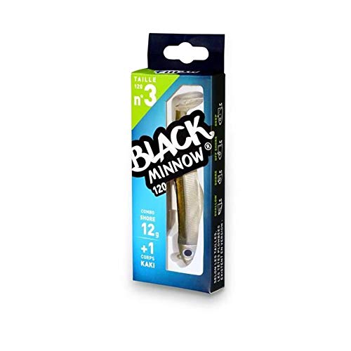 FIIISH - Combo Black Minnow 120 Kaki Shore 12g FIIISH - Combo Black Minnow 120 Kaki Shore 12g von Fiiish