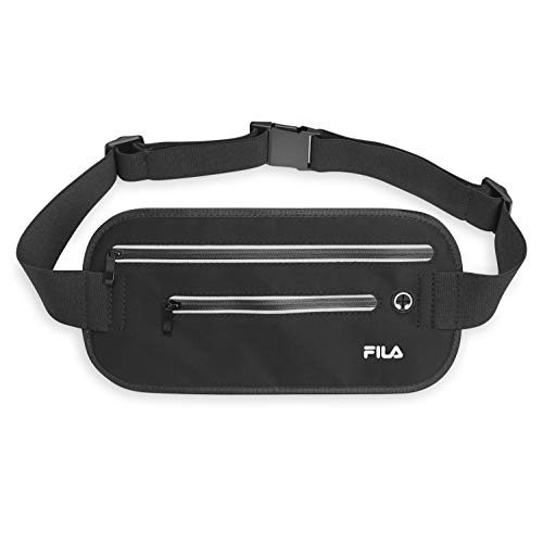 FILA Accessories Bauchtasche für Laufgürtel | nach vorne verstellbare Sporttasche für Damen und Herren | Laufen, Walking, Radfahren, Training & Fitness von FILA