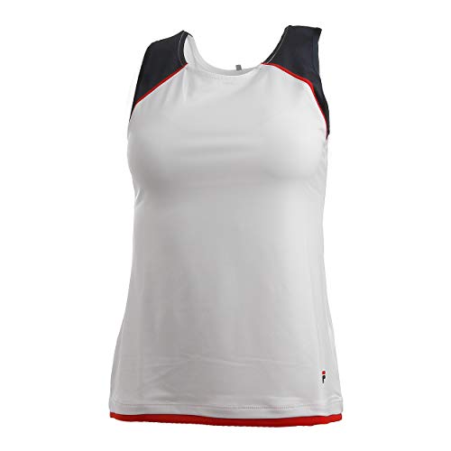 Fila Damen, Thekla Tank-Top Weiß, Dunkelblau, M Oberbekleidung, M Fila Damen, Thekla Tank-Top Weiß, Dunkelblau, M Oberbekleidung, M von FILA