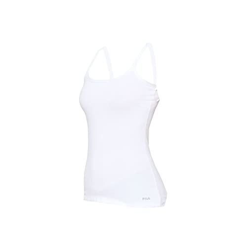 Fila Damen Tank Top FU6060 Woman Tank TOP 300 L, 300 White, L, FU6060 von FILA