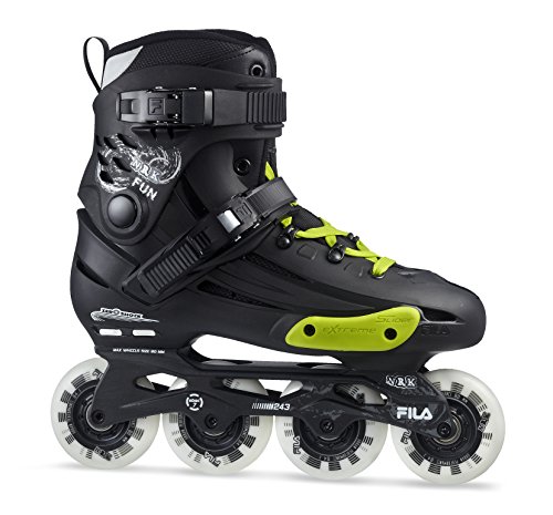 FILA SKATES 010618055 NRK Fun Inline Skate Unisex Black/Yellow/Magenta Größe 44 FILA SKATES 010618055 NRK Fun Inline Skate Unisex Black/Yellow/Magenta Größe 44 von FILA