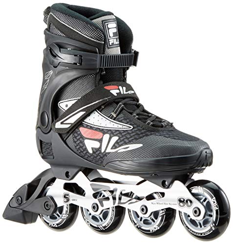 FILA SKATES 010619100 Legacy PRO 80 Inline Skate Herren Blck/SILV/RED Größe 43.5 FILA SKATES 010619100 Legacy PRO 80 Inline Skate Herren Blck/SILV/RED Größe 43.5 von FILA