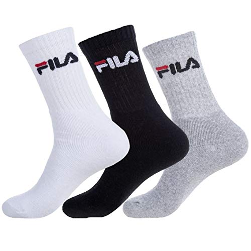 FILA Unisex F9505 Uni Socken, Weiß, 43-46 EU von FILA