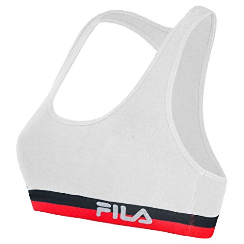 Fila Damen BH FU6048 Woman Bra 300 S, 300 White, S, FU6048 von FILA