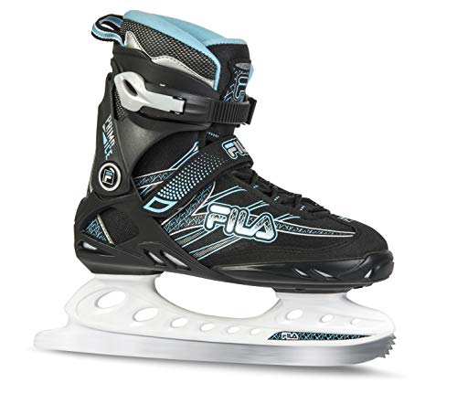 Fila Damen Primo Ice Schlittschuhe, Schwarz/Hellblau, UK 6/ EU 39 Fila Damen Primo Ice Schlittschuhe, Schwarz/Hellblau, UK 6/ EU 39 von FILA
