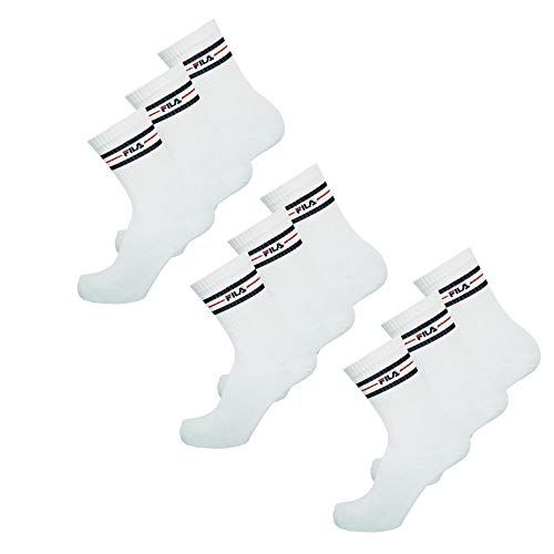 FILA Unisex Normal Socken, Weiß, 35-38 EU FILA Unisex Normal Socken, Weiß, 35-38 EU von FILA