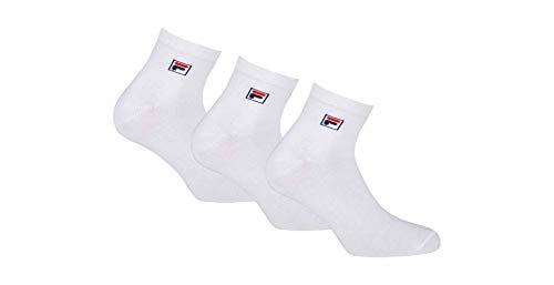 FILA Unisex Quarter Socken, Weiß, 35-38 EU FILA Unisex Quarter Socken, Weiß, 35-38 EU von FILA
