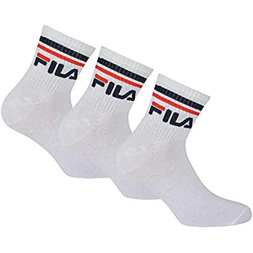 FILA Unisex Quarter Socken, Weiß, 35-38 EU FILA Unisex Quarter Socken, Weiß, 35-38 EU von FILA