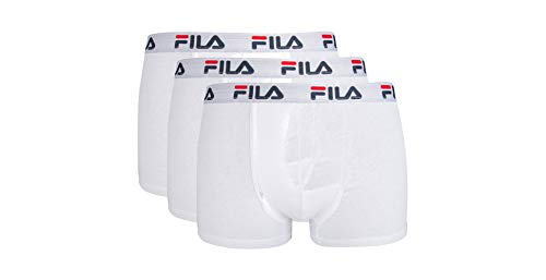 Fila FU5016/3 Herren Boxershorts, M, Weiß, 3 Stück von FILA