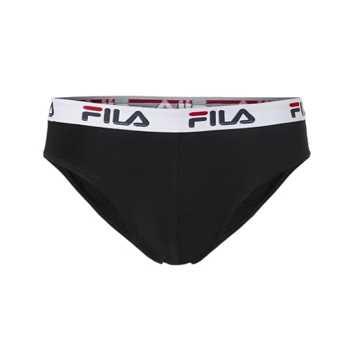 Fila Herren Slip FU5015 Man Brief 200 XL, 200 Black, XL, FU5015 Fila Herren Slip FU5015 Man Brief 200 XL, 200 Black, XL, FU5015 von FILA