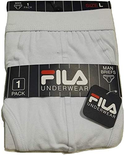 Fila Herren Slip FU5038 Man Brief 300 M, 300 White, M, FU5038 Fila Herren Slip FU5038 Man Brief 300 M, 300 White, M, FU5038 von FILA