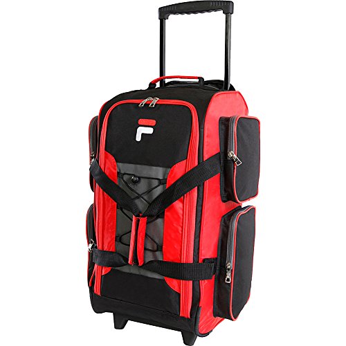 FILA Leichte Reisetasche, 55,9 cm, rot, Einheitsgröße, 55,9 cm leichte Reisetasche mit Rollen FILA Leichte Reisetasche, 55,9 cm, rot, Einheitsgröße, 55,9 cm leichte Reisetasche mit Rollen von FILA