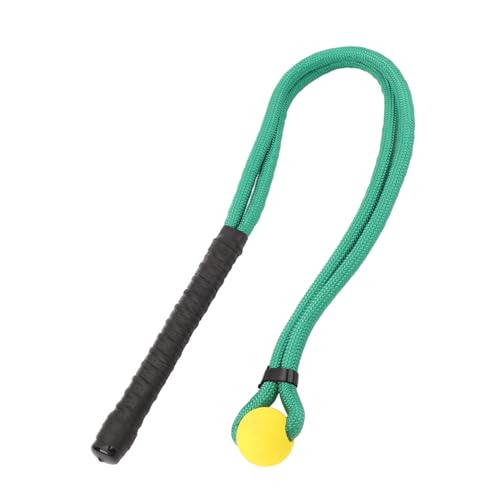 FILFEEL Club Swing Übungsseil, Golf Swing Trainer Speed ​​Power Aid, Verbesserung der Distanzgenauigkeit, Aufwärmübung (Green) von FILFEEL