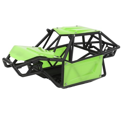 FILFEEL RC Crawler Body Roll Cage, Nylon Rock Buggy Shell Chassis Kit, Leichte Upgrade-Teile für Axial SCX10 II 90046 UTB10 Capra 1/10, Einfache DIY-Installation, Modisches (Green) von FILFEEL