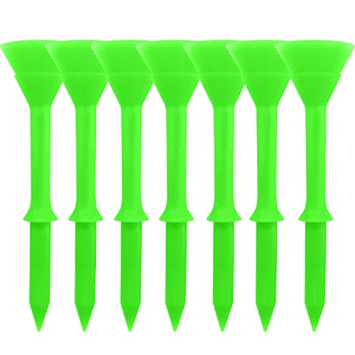 FINGER TEN Golftees Kunststoff Tee Lang 83mm 60 Count, Plastik Grün Tees 3 1/4 Zoll Professional Unzerbrechliche Packung für Matte FINGER TEN Golftees Kunststoff Tee Lang 83mm 60 Count, Plastik Grün Tees 3 1/4 Zoll Professional Unzerbrechliche Packung für Matte von FINGER TEN