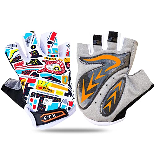 FINGER TEN Fahrradhandschuhe Kinder MTB Handschuhe Fahrrad Outdoor Bike Gel Halbfinger Sporthandschuhe Radhandschuhe Wert 1 Paar Orange XL, für Sommer Freizeit Jungen Mädchen Alter 2-10 Jahre FINGER TEN Fahrradhandschuhe Kinder MTB Handschuhe Fahrrad Outdoor Bike Gel Halbfinger Sporthandschuhe Radhandschuhe Wert 1 Paar Orange XL, für Sommer Freizeit Jungen Mädchen Alter 2-10 Jahre von FINGER TEN