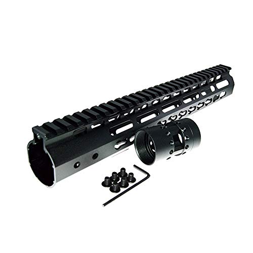 FIRECLUB 7" 9" 10" 12" 13.5" 15" AR15 Free Float Keymod Handguard Picatinny Rail for Hunting Tactical (12 inch) von FIRECLUB