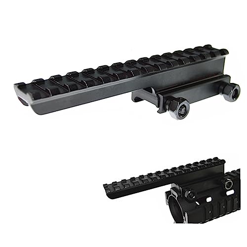 FIRECLUB Anodized Aluminum 1" Offset Weaver Picatinny High See Thru Riser Extra Elevation Extension Mount for Scope Sight von FIRECLUB