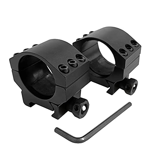 FIRECLUB Tactical 30mm Scope Ring Low Profile Ring Weaver Picatinny Scope Mount Heavy Duty 6 Bolts (3LS-30mm-LK) von FIRECLUB
