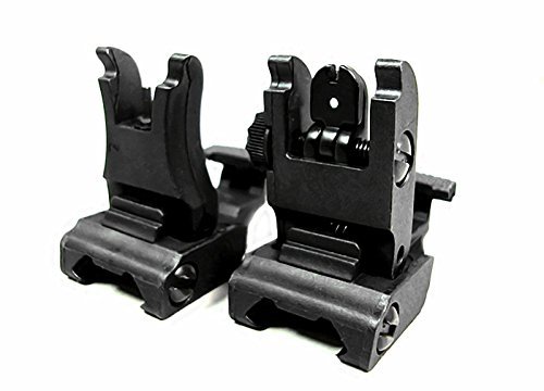 Fireclub Front and Rear Sight for AR-15 M16 Flat Top Rifles Low Profile Flip-Up Sight Set von FIRECLUB