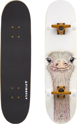 FIREFLY Unisex – Erwachsene Skb 505 Skateboard, White/Gold/White, Einheitsgröße von FIREFLY