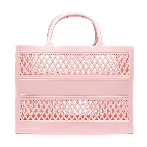 FIRENZE ARTEGIANI Libelulla Shopper Korb aus Silikon, starr, 27 x 11,5 x 20 cm, Farbe: Hellrosa, hellrosa, Utility FIRENZE ARTEGIANI Libelulla Shopper Korb aus Silikon, starr, 27 x 11,5 x 20 cm, Farbe: Hellrosa, hellrosa, Utility von FIRENZE ARTEGIANI