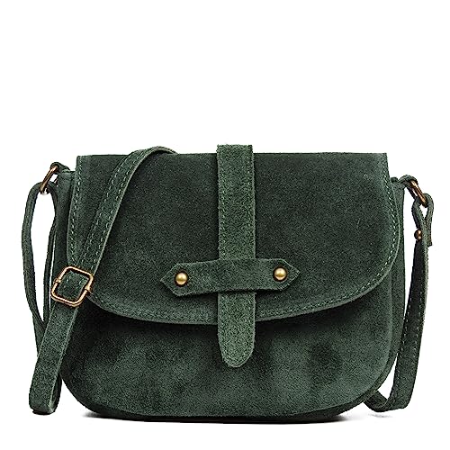 FIRENZE ARTEGIANI. Altamura Umhängetasche für Damen, echtes Leder, 23 x 8 x 18 cm, Farbe: Smaragdgrün, Smaragdgrün, Utility FIRENZE ARTEGIANI. Altamura Umhängetasche für Damen, echtes Leder, 23 x 8 x 18 cm, Farbe: Smaragdgrün, Smaragdgrün, Utility von FIRENZE ARTEGIANI