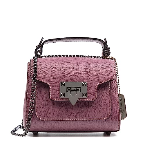 FIRENZE ARTEGIANI. Angera Umhängetasche für Damen, Echtleder, Palmellato-Finish, 18 x 10 x 14,5 cm, Farbe: Lila, Lila, Utility FIRENZE ARTEGIANI. Angera Umhängetasche für Damen, Echtleder, Palmellato-Finish, 18 x 10 x 14,5 cm, Farbe: Lila, Lila, Utility von FIRENZE ARTEGIANI