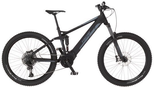 FISCHER Fahrrad E-Bike MONTIS 6.0i Fully 504, 12 Gang, Kettenschaltung, Mittelmotor, 504 Wh Akku, Pedelec, Elektrofahrrad für Damen u. Herren, MTB, Mountainbike von FISCHER Fahrrad