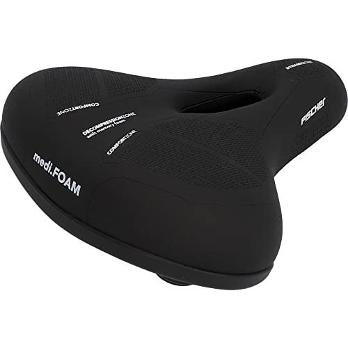 FISCHER Fahrrad Sattel City Memory Foam R.e.Med, Fahrradsattel für City Fahrrad, besonders leicht, extrem bequem, Schwarz FISCHER Fahrrad Sattel City Memory Foam R.e.Med, Fahrradsattel für City Fahrrad, besonders leicht, extrem bequem, Schwarz von Fischer