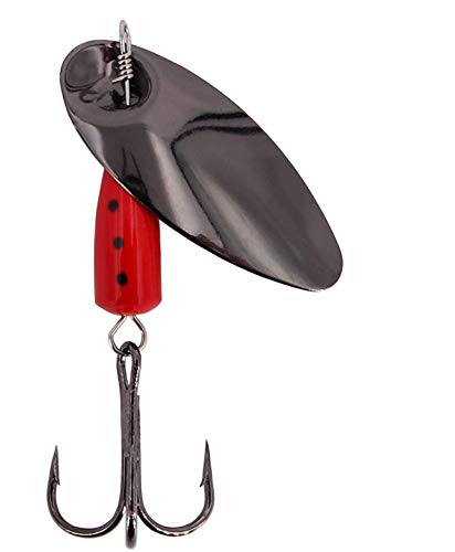 FISHN Black Spinner 14,5gr, 4,8cm - Der Ultimative Spinner zum Angeln auf Hecht, Lachs, Zander, Forelle, Barsch FISHN Black Spinner 14,5gr, 4,8cm - Der Ultimative Spinner zum Angeln auf Hecht, Lachs, Zander, Forelle, Barsch von FISHN